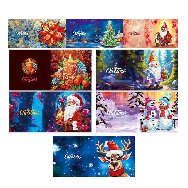 DIYASY Lot De 6 Cartes De Noël 3D Pop-up Avec Enveloppes - Petite Carte