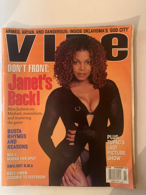Vibe Magazine November 1997 Janet Jackson Busta Rhymes Tupac Shakur Vibe Magazine November 1997 Janet Jackson Busta Rhymes Tupac Shakur