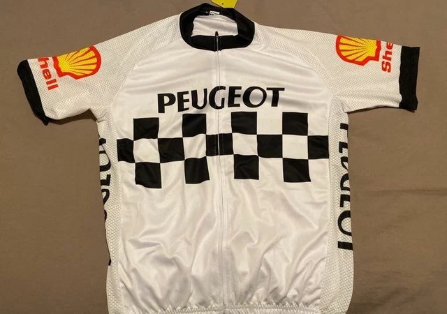 Maillot Cycliste vintage Peugeot Cycles Acrylique vintage 70'S jersey - M
