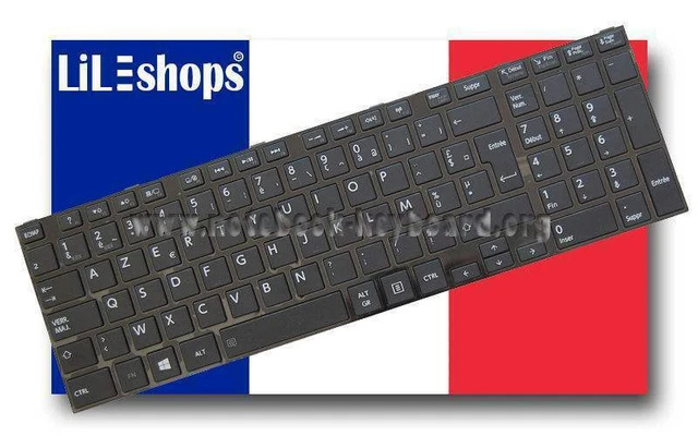 Clavier AZERTY Français Neuf Pour Toshiba Satellite C70-A-14X – Noir – Clavier Complet