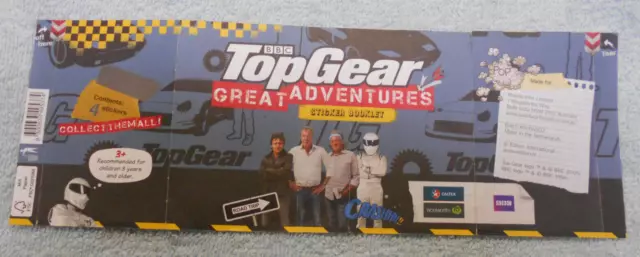 #D168. Twenty-Eight (28) Top Gear Tv Show Sticker Cards - Woolworths / Caltex