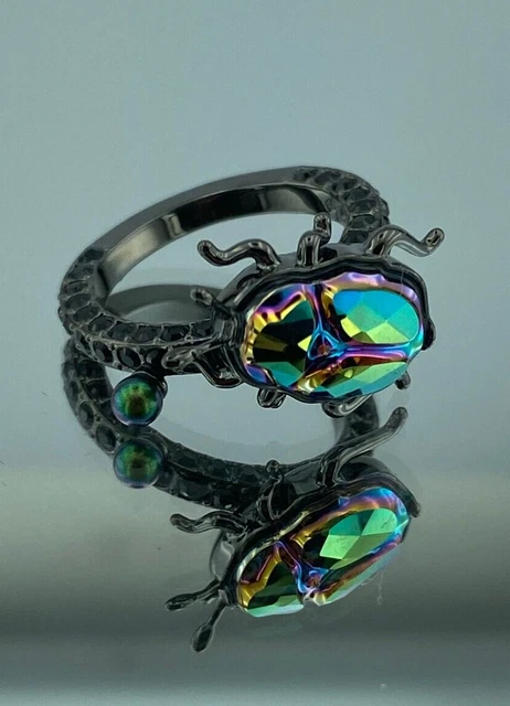 Swarovski on sale scarab ring