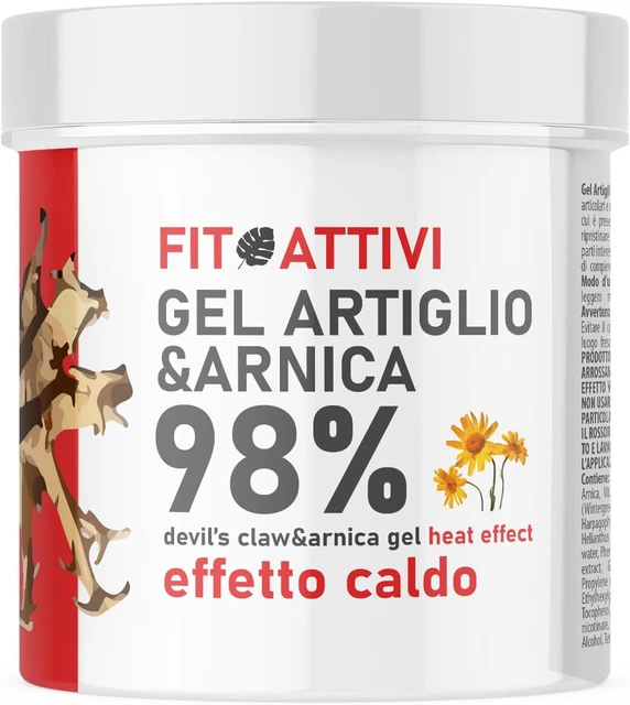 Arnica Gel Extra Forte 99%, Arnica per Cavalli Uso Uano, 500l, Gel