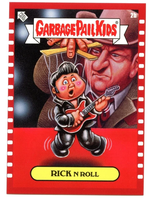 2023 GARBAGE PAIL Kids Not-Scars RED Parallel Card 2b - RICK N ROLL $14 ...
