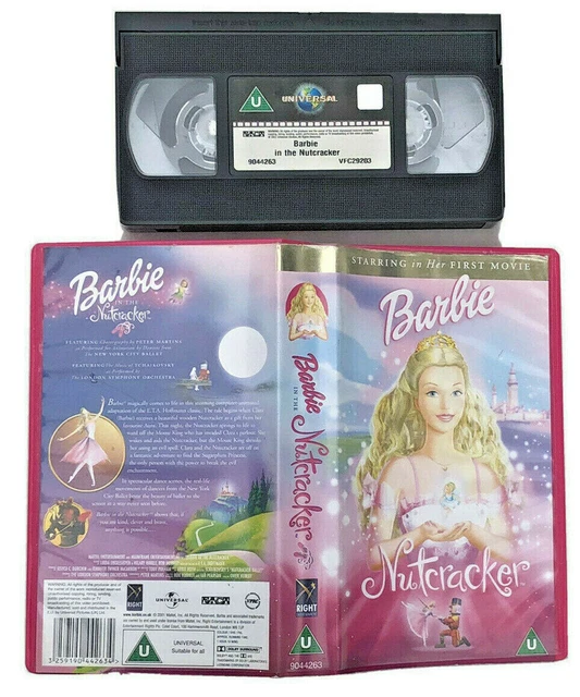 BARBIE IN THE Nutcracker Video VHS 2001 Children's animated film £8.99