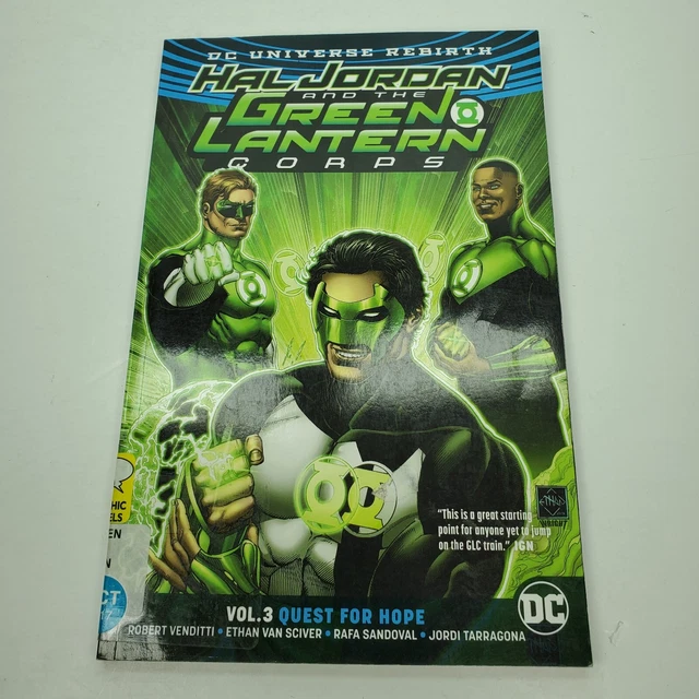 Hal Jordan and the Green Lantern Corps DC Rebirth Vol 3 Quest for Hope Ex Lib PB