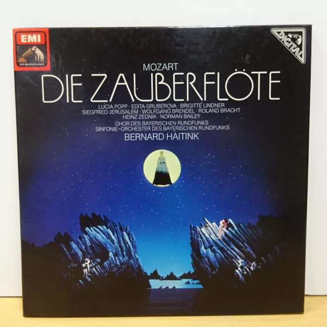 SLS 5223 MOZART The Magic Flute BAVARIAN RSO HAITINK HMV STEREO 3LP BOX EX