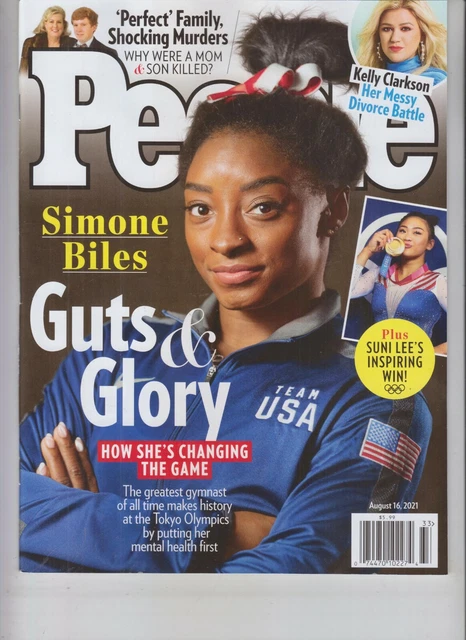 SIMONE BILES PEOPLE Magazine August 16 2021 No Label Guts & Glory $9.75