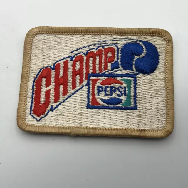 Scarce Vtg PEPSI CHAMP Patch Boxing Glove Logo 2-1/4" x 3" Advertising AS IS V2