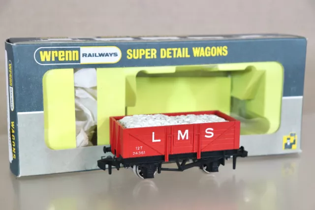 Wrenn W5032 Hornby Dublo Lms 12T 5 Planche Ouvert Wagon 24361 de Long Boîte OA