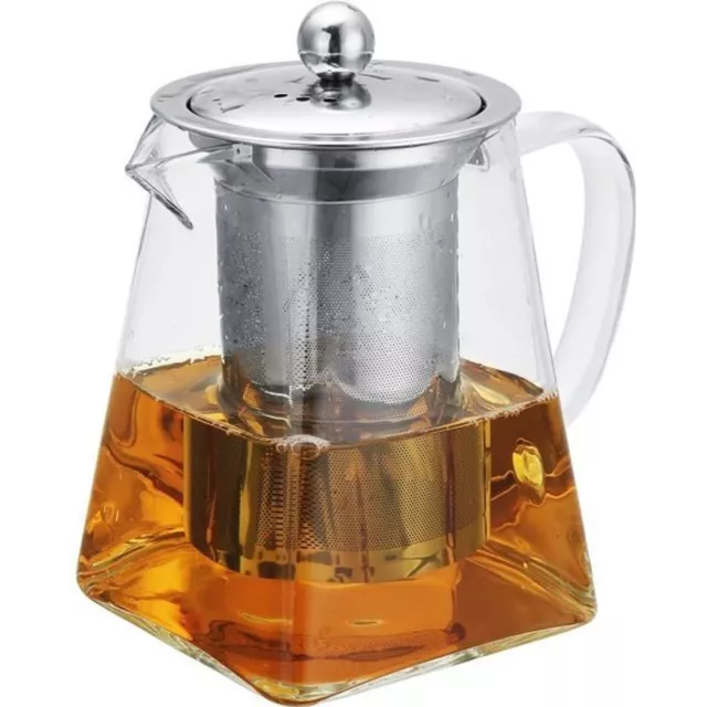 PASSOIRE A THE,750ML Teapot--théière en verre résistant à la