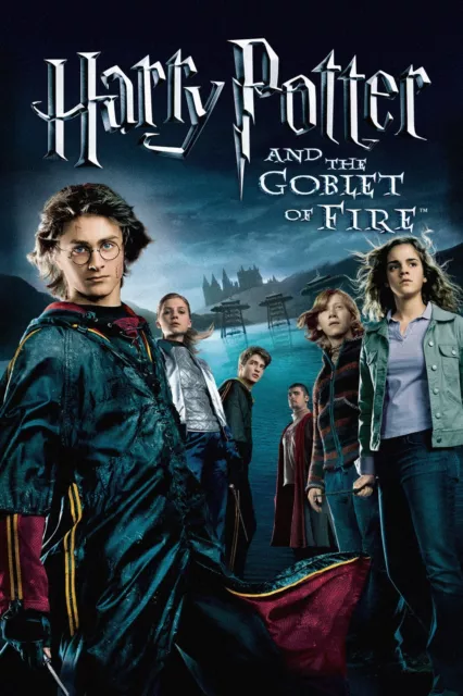 Harry Potter And The Goblet Of Fire Movie Poster Premium Wall Art Size A5-A1