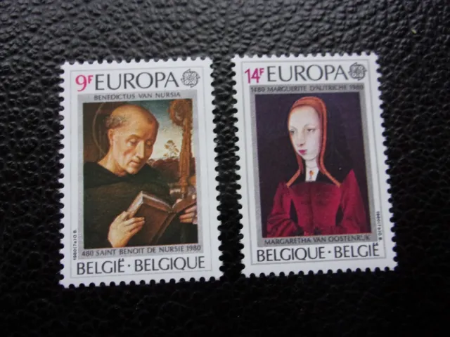 BELGIQUE - timbre yvert/tellier n° 1970 1971 n** MNH (CYN42)