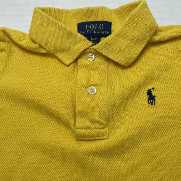 Polo Ralph Lauren Toddler Boy's Polo Shirt - Yellow - Size 2T - EUC