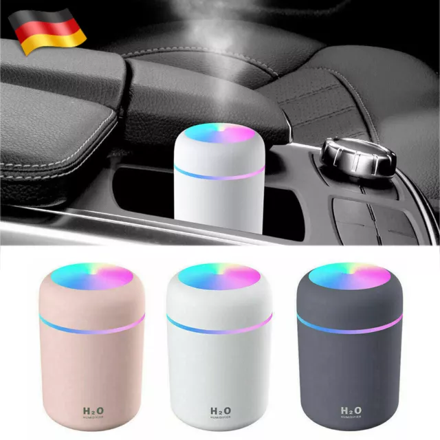 Luftbefeuchter Ultraschall LED Licht Duftöl Aroma Diffuser Humidifier Diffusor