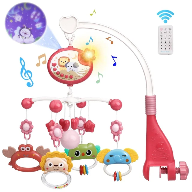Baby Musical Bed Bell Nursery Kid Crib Mobile 400 Melodies Nursery Rattle Toys