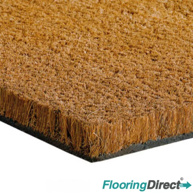 Heavy Duty Coir matting - coconut door mat 17mm 1m-2m wide - Any size available.