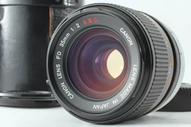 Concave A [MINT+ in Case] Canon FD 35mm f/2 SSC S.S.C. MF Wide Angle Lens Japan