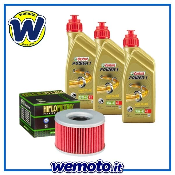 KIT TAGLIANDO 1 LITRO OLIO MOTUL 5000 10W40 FILTRO Honda GB 500 Clubman