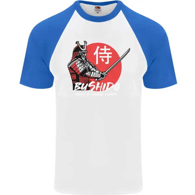 Maglietta da baseball Bushido Samurai Warrior Sword Ronin MMA da uomo S/S 3