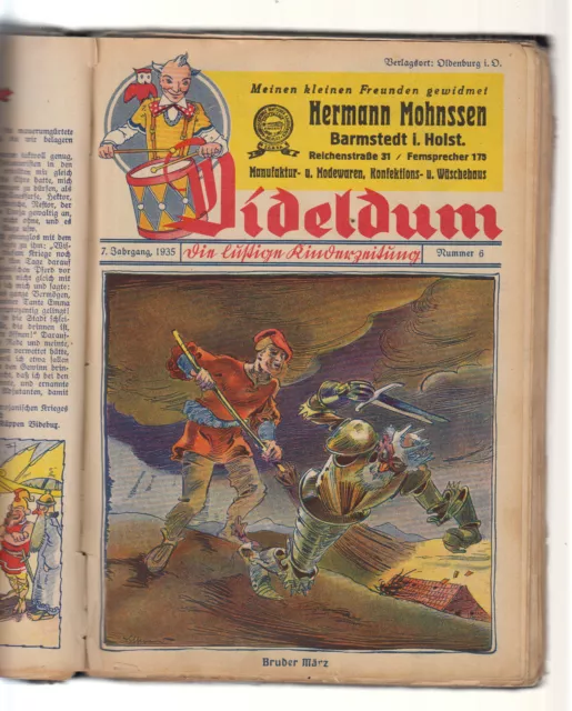 Dideldum Kinderzeitung 7 Jahrgang 1935 Nr. 1-24 komplett Original