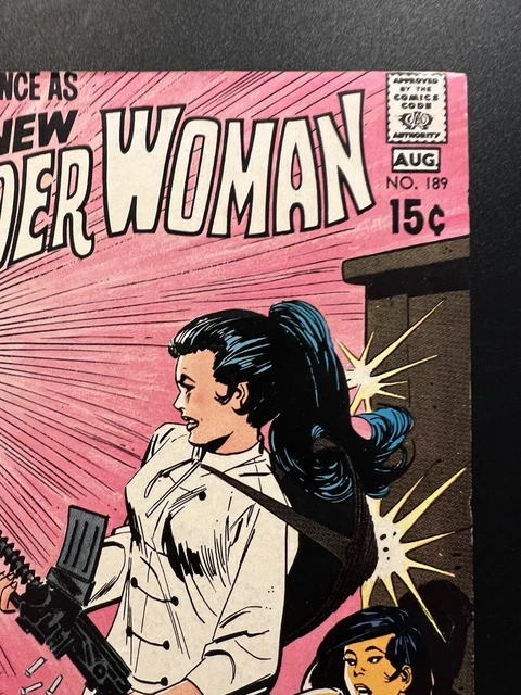 Wonder Woman #189 DC Comics 1970 Diana Prince In Red For Death! Free Shipping!! 3