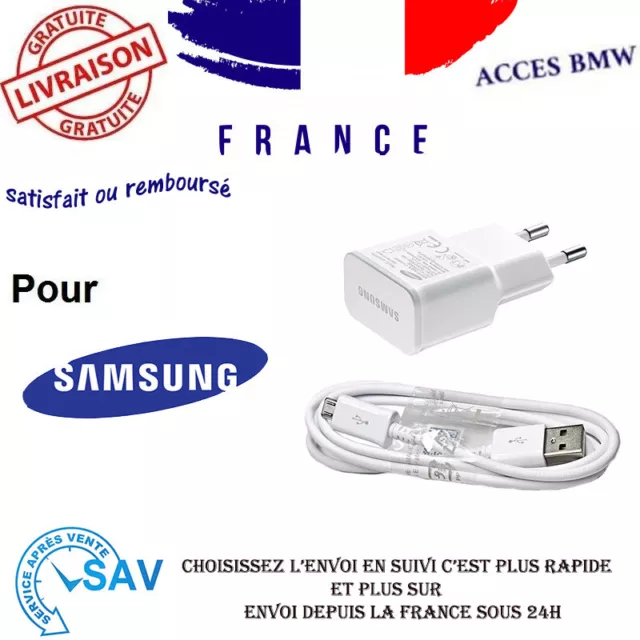 Original Ladegerät + weißer Usb Kabel Samsung ETA U90 2A G925 Galaxy S6 edge