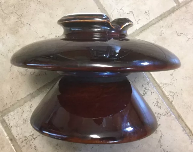 Vintage High-Voltage Electric Insulator