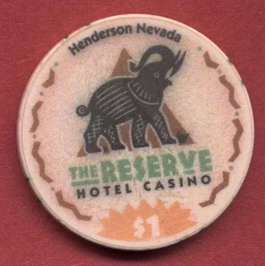 $1 Chip From The Reserve Hotel Casino At Henderson, Nv.  Issued In 1998