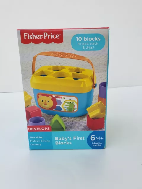 Baby's First Blocks - Infant Toy by Fisher Price (FGP10) NEW