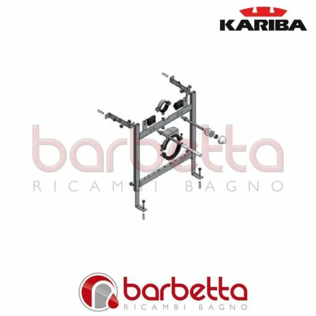 Sostegno Universale In Profilato Zincato Per Wc Sospeso Kariba 369052