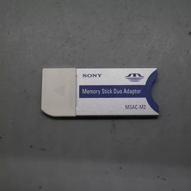 Adaptador de tarjeta Sony Memory Stick a Sony Memory Stick Pro Duo MSAC-M2