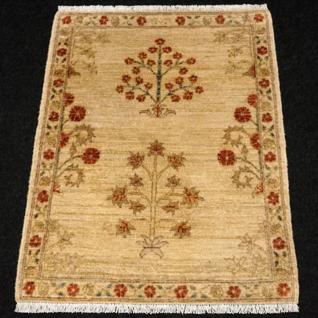 Orient Tapis Ziegler 97 X 75 CM Zigler Beige L'Arbre De La Vie Noué à Main