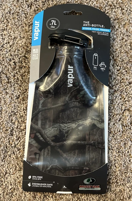 NEW VAPUR Anti-Bottle .7L/23oz Collapsible BPA Free Water Bottle Camoflauge
