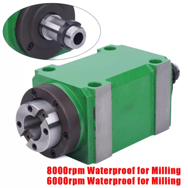 BT30 Spindle Unit CNC Drilling Milling Power Milling Machine Waterproof 1.5KW