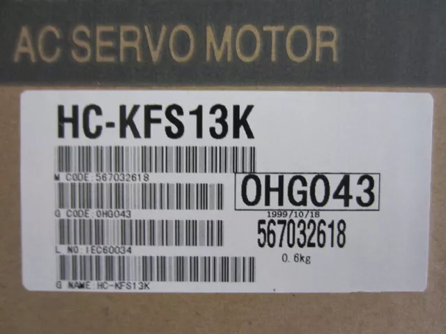 MITSUBISHI HC-KFS13K AC Servo Motor HCKFS13K New In Box Expedited Shipping