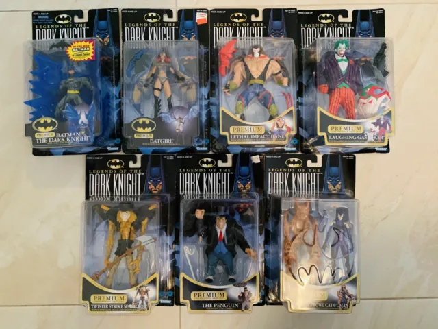 Batman Legends of The Dark Knight DC Comics Figure Lot of 7 NEW SEALED 1997 VTG