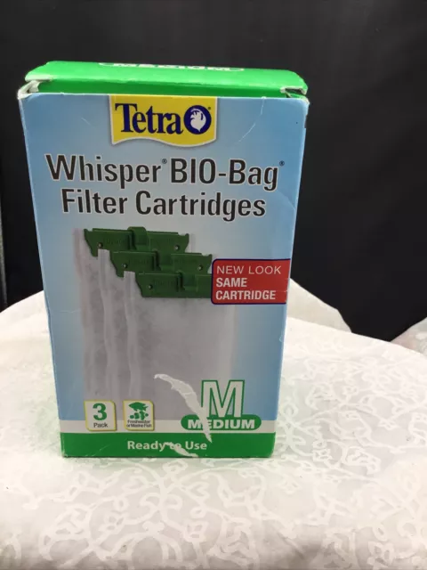 Cartucho Tetra Whisper Bio-Bag Mediano 3 piezas - Nuevo Caja Abierta