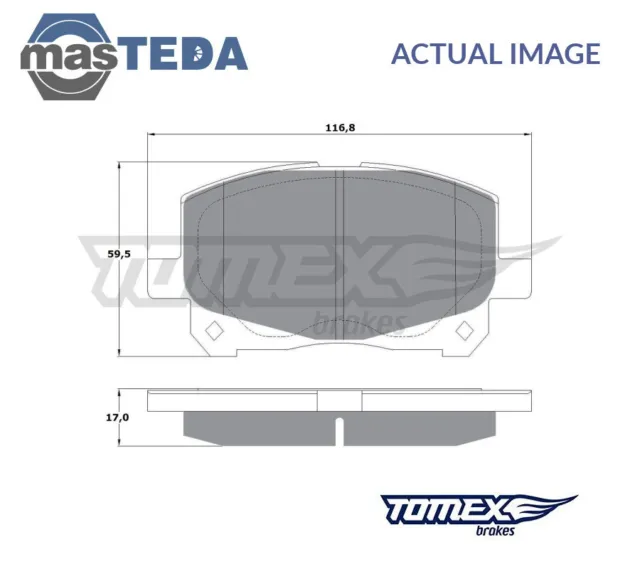Tx 16-11 Brake Pads Set Braking Pad Front Tomex Brakes New Oe Replacement