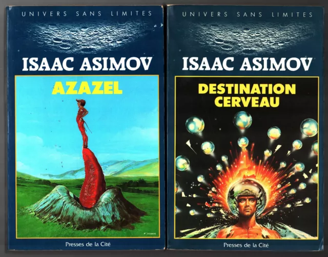 LOT SF ¤ Isaac Asimov ¤ Destination Cerveau - Azazel ¤ 1988/1990 Presses Cite EUR 12,90 - PicClick FR