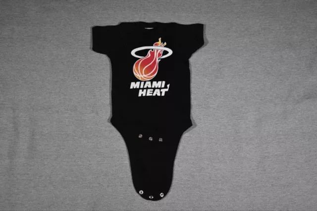 Miami Heat Graphic Logo Infant 0-3 Months Baby Jersey Shirt NBA Basketball