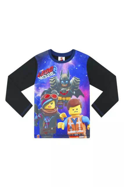 Lego Movie 2 Emmet Batman langärmeliger Pyjama blau 2