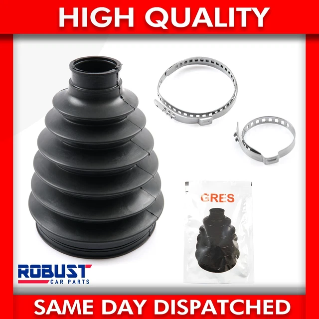 DRIVESHAFT OUTER CV Boot Joint Kit Clips For Ford Transit Mk7 2.2 (2006