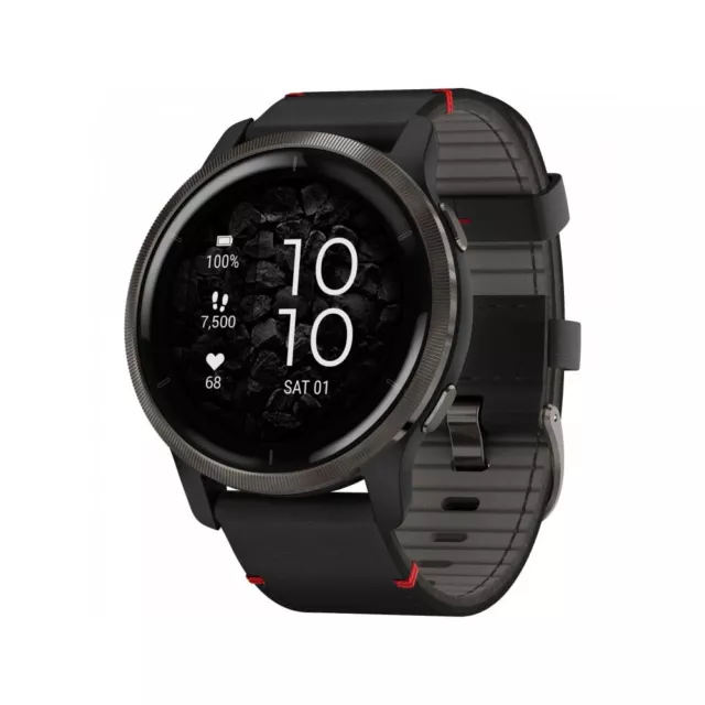 GARMIN VENU SQ 2 Music Smartwatch Silicone, 20 MM, Noir Gris Ardoise EUR  224,09 - PicClick FR