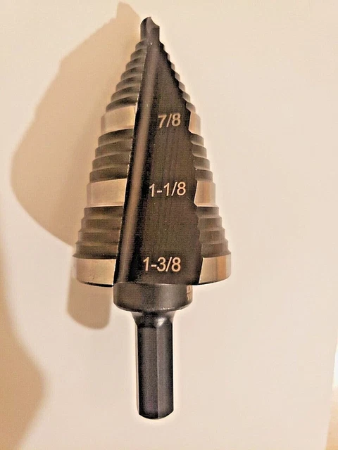 Klein Tools KTSB15 7/8",  1-3/8" Step Drill Bit #15