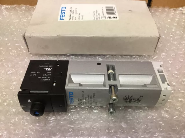 Festo 539158 Vsva-B-M52-Azd-A1-1T1L 5/2 Solenoid Valve 24Vdc 145 Psi New In Box