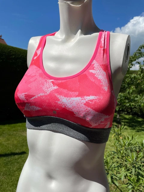 Sport Bustier Damen Sport BH Push Up ohne Bügel Fitness Yoga Soft-Bustier Gr. S 