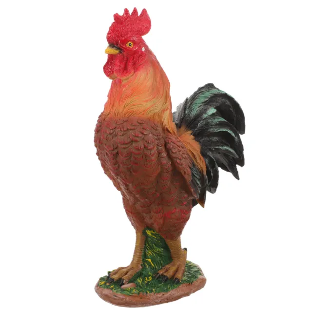 Rooster Statue Chicken Figurine Sculpture Outdoor Garden Sculpture Poultry