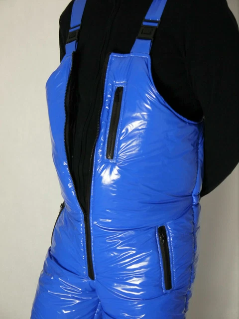 GLANZNYLON PVC SHINY nylon Hose 1P Latzhose Pants 9 Farben XS-5XL OHNE ...