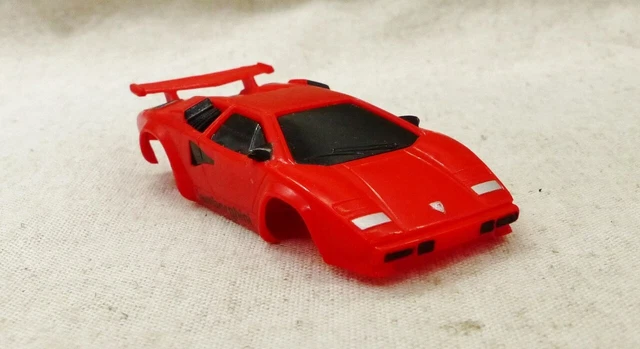 Tyco Lamborghini Countach  carrosserie de slot car seule pour circuits ho new